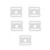 A&R Hockey Goalie Helmet Clips - 5 Pack -A&R Elegant shop a26r hockey goalie helmet clips 5 pack a26r goalie helmet clip white