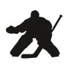 A&R Hockey Goalie Magnet & Decal -A&R Elegant shop a26r hockey goalie magnet 26 decal black