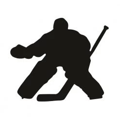 A&R Hockey Goalie Magnet & Decal