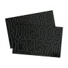 A&R Hockey Helmet Numbers - 2 Inch -A&R Elegant shop a26r hockey helmet numbers 2 inch a26r number decal pack black