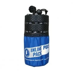 Black Inline Pucks - 6 Pack