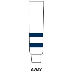 A&R Elegant shop -A&R Elegant shop college game sock unh intermediate away white navy