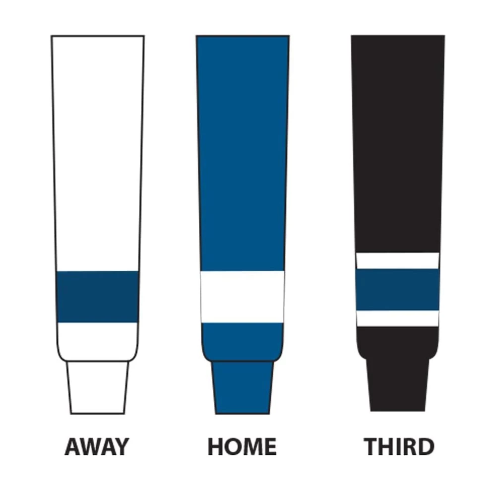 NHL Team Hockey Socks - Tampa Bay Lightning - Intermediate 3 NHL Team Hockey Socks - Tampa Bay Lightning - Intermediate